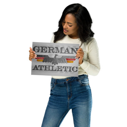German Athletic Logo Poster